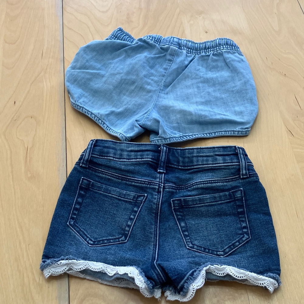 Jumping Beans Blue Denim Shorts Set size 5‎ - Picture 4 of 5